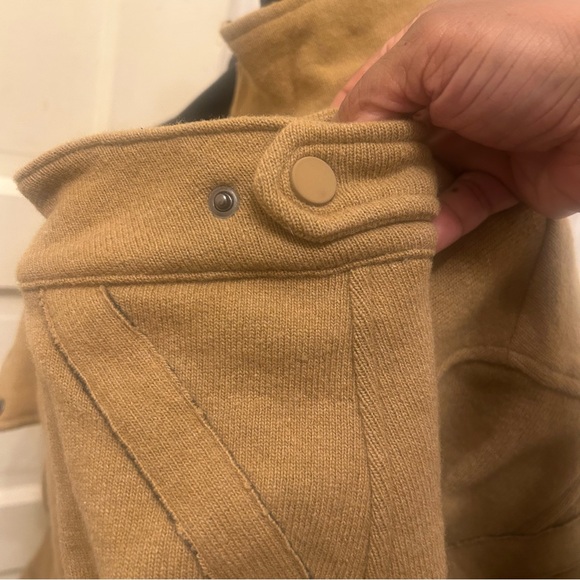 NEW ALO YOGA Cropped Wool Blend Strut Jacket Streetwear Athleisure Military Cosy - Picture 5 of 9